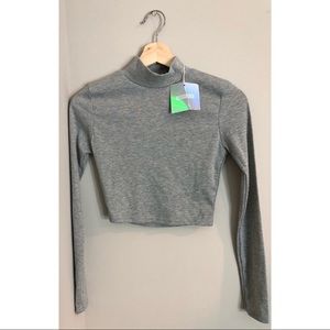 UNWORN Missguided Long Sleeve Crop Top